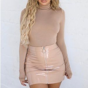 Tiger Mist Casey Bodysuit- Tan- S